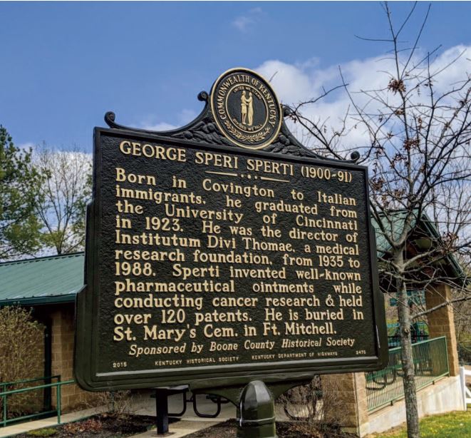 Cartello della Boone County Historical Society, Burlington, Kentucky